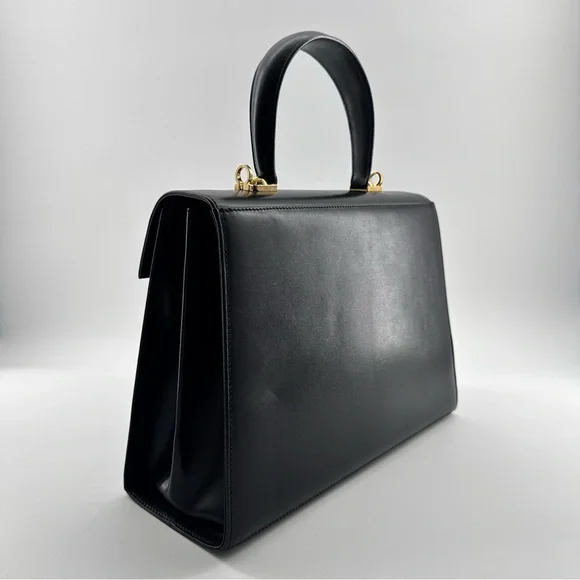 Salvatore Ferragamo Gancini Leather Top Handle Bag - Picture 5 of 17